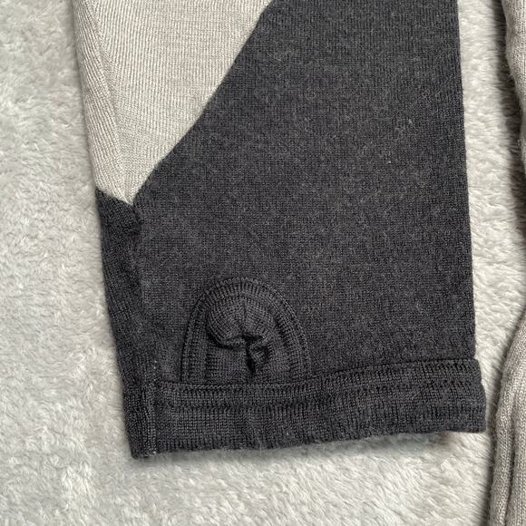 Icebreaker Sweater XL Grey Merino Wool 1/4 Zip Performance Outdoor Hiking Layer - Picture 7 of 9